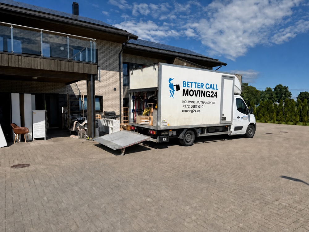 Moving24 veoauto maja ees